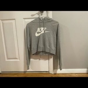 Cropped nike hoodie